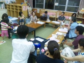 夏の終わりに 夢現塾 Work Creche Commues