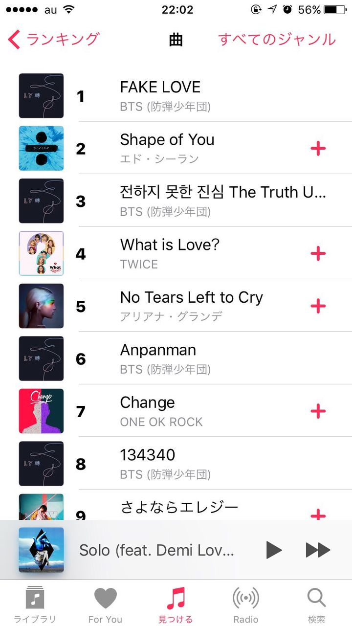 悲報 邦楽 完全にオワコン 代の聞く音楽ランキングが洋楽とk Popが独占 レッツ芸能ニュースまとめブログ