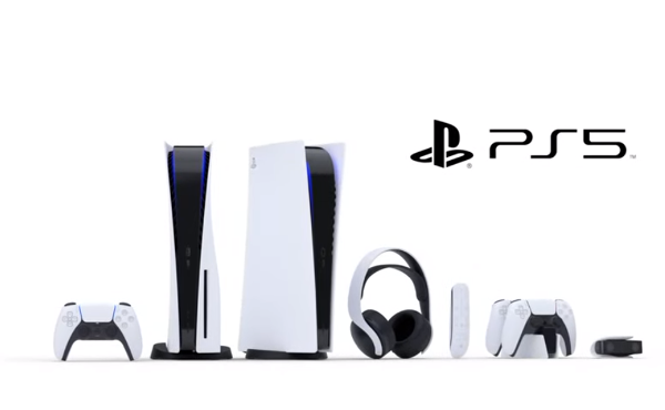 【朗報】PS5、ついに本体デザインを発表!ディスクあり版とディスクなし版の2種類あり