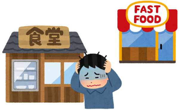 個人営業の飲食店に入りたいけど入れなくて結局チェーン店にしか行かない奴wwwwwwwww