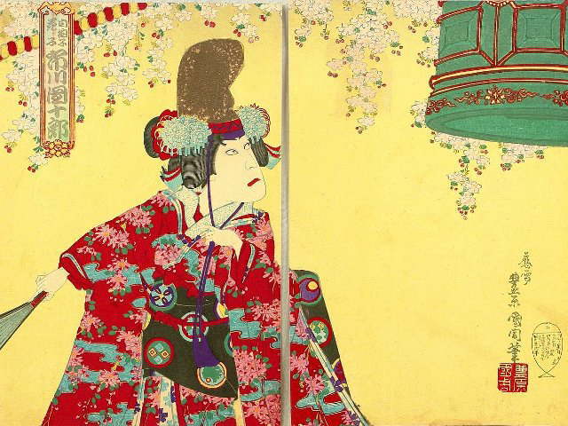 しだれ桜の花の塗り絵 : クレヨン則さんの塗り絵