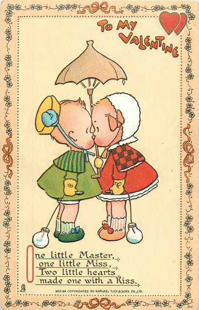 幼児のぬりえプリント【バレンタインのぬりえ-かんたん】|学習プリント.com ヴァレンタイン・キスの塗り絵 : クレヨン則さんの塗り絵