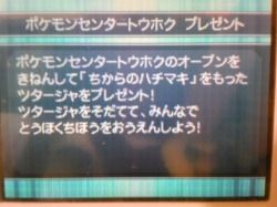 ちからのハチマキ を持ったツタージャをget くまぼんの徒然草 ちからのハチマキ を持ったツタージャをget くまぼんの徒然草