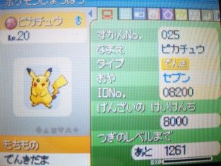 ｇｅｔし損ねたピカチュウ くまぼんの徒然草
