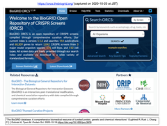BioGRIDデータベース: 高品質な (curated)タンパク質, 遺伝子および化合物の間の相互作用を網羅した生物医学情報資源