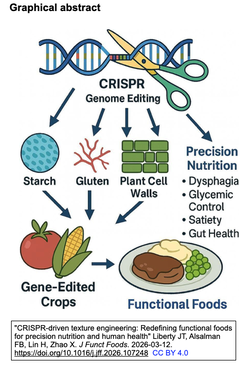 食感エンジニアリングに挑むCRISPR技術：精密栄養と健康のための機能性食品の再定義