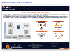 AMLdb: 急性骨髄性白血病のバイオマーカーと創薬標的を同定する包括的なマルチオミクス・プラットフォーム