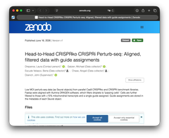 CRISPRスクリーニング技術のリーダーDoench博士がPerturb-seqの取説のプレプリントを投稿しました - Perturb-seqを用いたCRISPR KOとCRISPRi直接比較