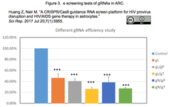 HIV gRNA screen