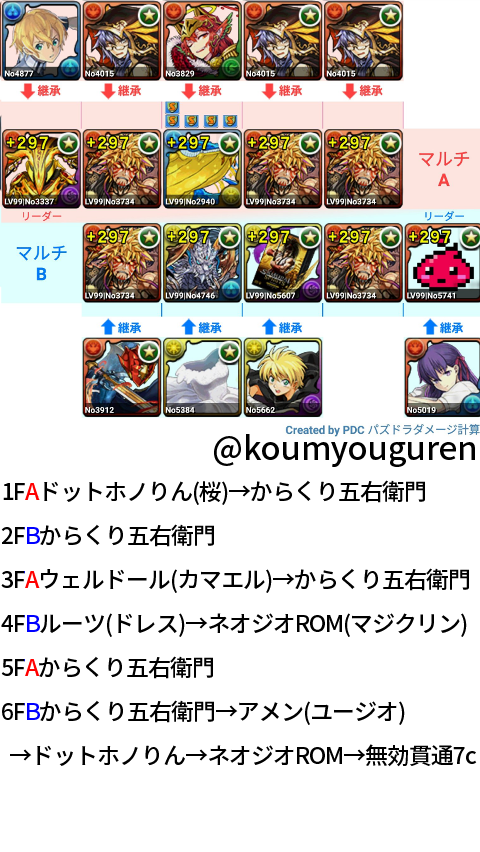 パズドラ アメン ドットホノりんでシェヘラザード降臨安定周回 くらいず直感録 更新終了 パズドラ アメン ドットホノりんでシェヘラザード降臨安定周回 くらいず直感録 更新終了