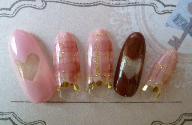 バレンタインネイル ピンク系 ネイル大好き Nail Diary バレンタインネイル ピンク系 ネイル大好き Nail Diary