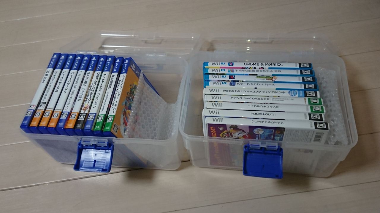 溜め込んだゲームソフトの収納術 自由にやってるブログ