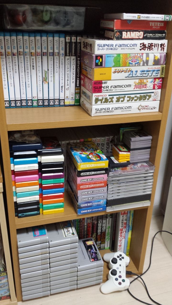 溜め込んだゲームソフトの収納術 自由にやってるブログ