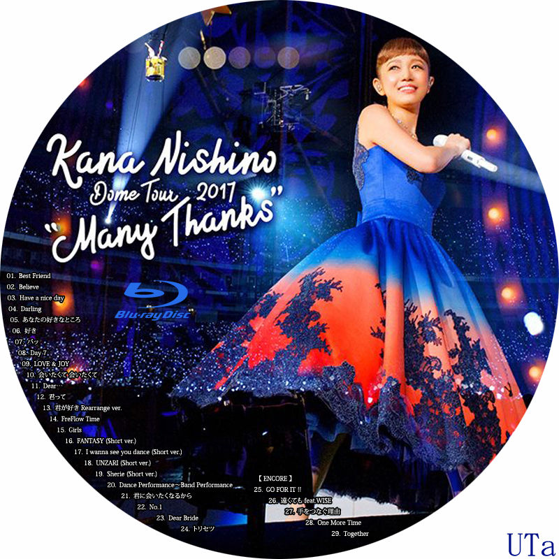 西野カナ Kana Nishino Dome Tour 17 Many Thanks カスタムレーベル Cropのblog 西野カナ Kana Nishino Dome Tour 17 Many Thanks カスタムレーベル Cropのblog