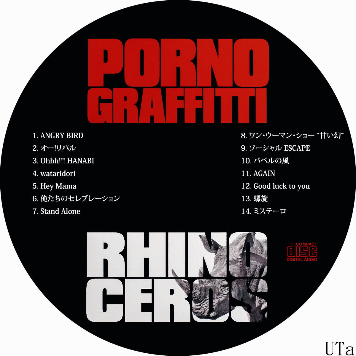 ポルノグラフィティ Rhinoceros カスタムレーベル Cropのblog