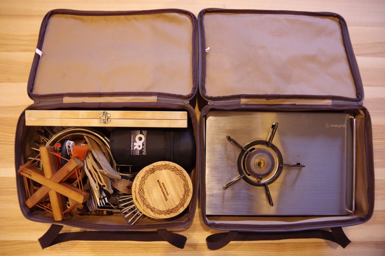 スノーピーク ギガパワープレートバーナー＋トラメジーノ＋マルチコンテナSユニット スノーピークマルチコンテナ Sユニット| スノーピーク(Snow Peak)