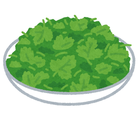 vegetable_pakuchi_coriander_dish