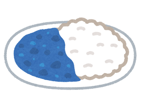 food_curry_rice_blue