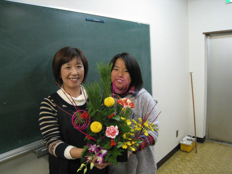 12月26日 フラワーアレンジメント教室 Crt栃木放送 とっておき 那須烏山