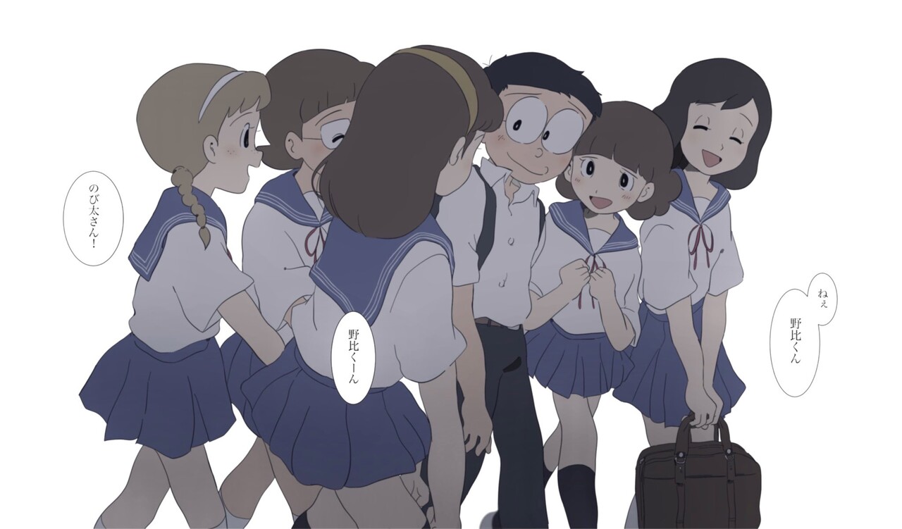 画像 絵師 中学生になったのび太描いてみた 14 4万いいね 気になる芸能まとめ