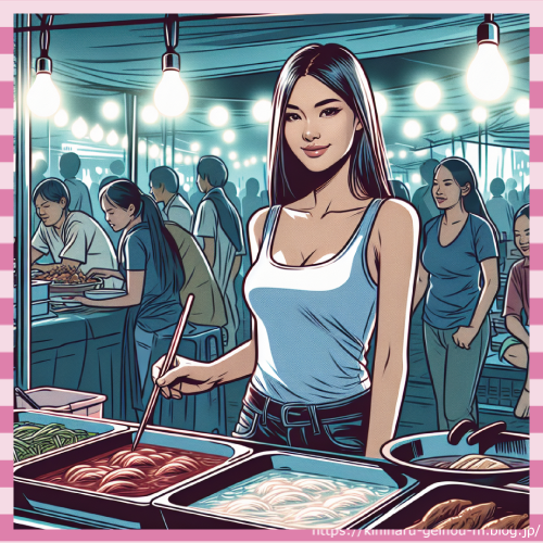 屋台巨乳