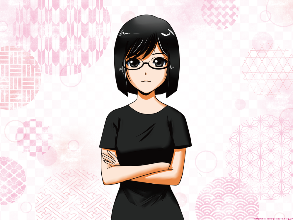 眼鏡女子