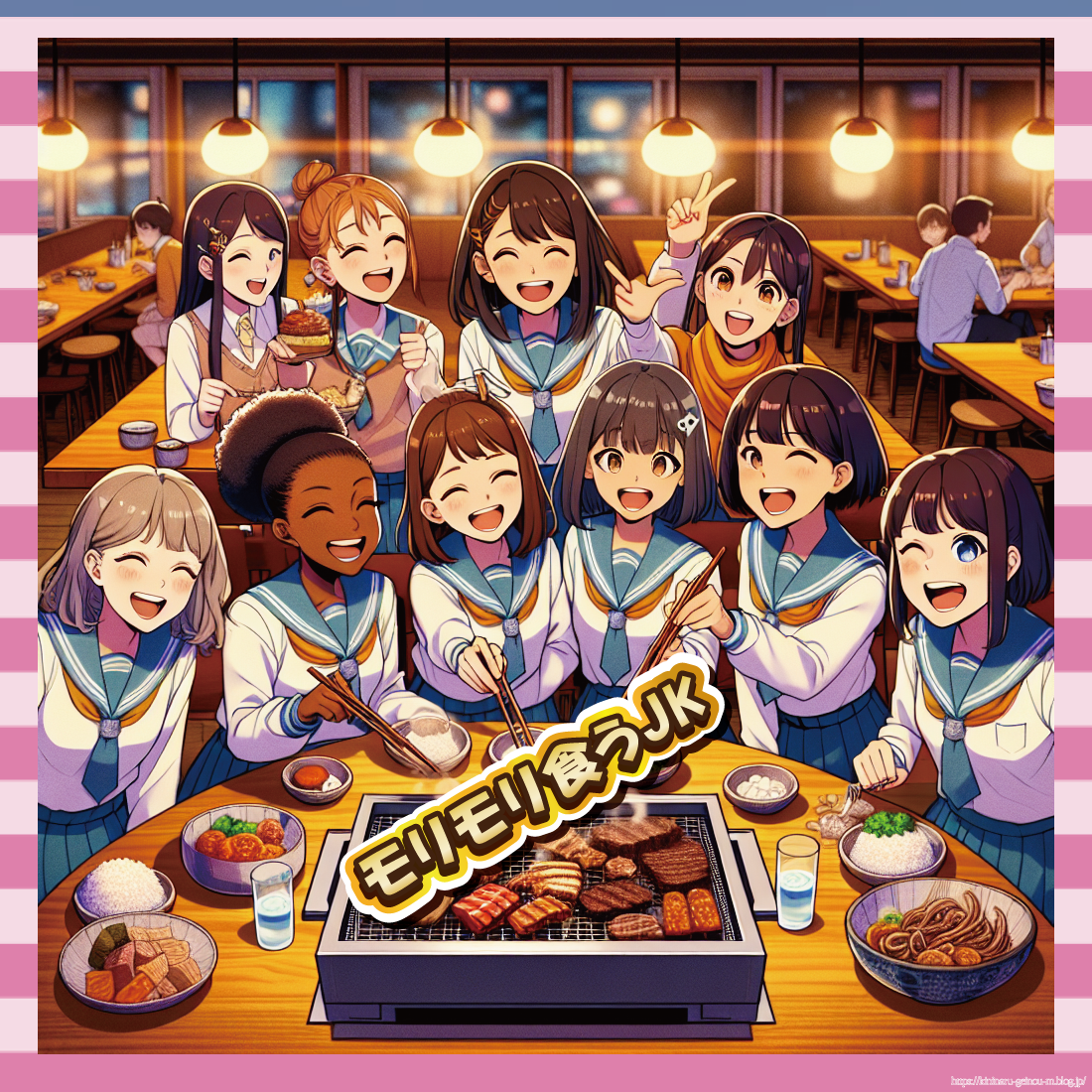 モリモリ食うJK-イメージ