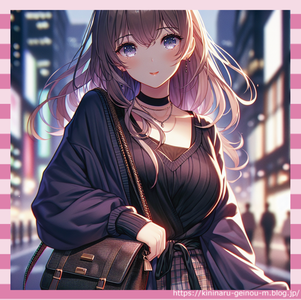 ショルダーバック美女