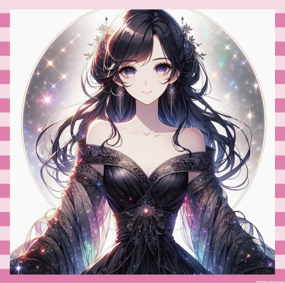 黒ドレス