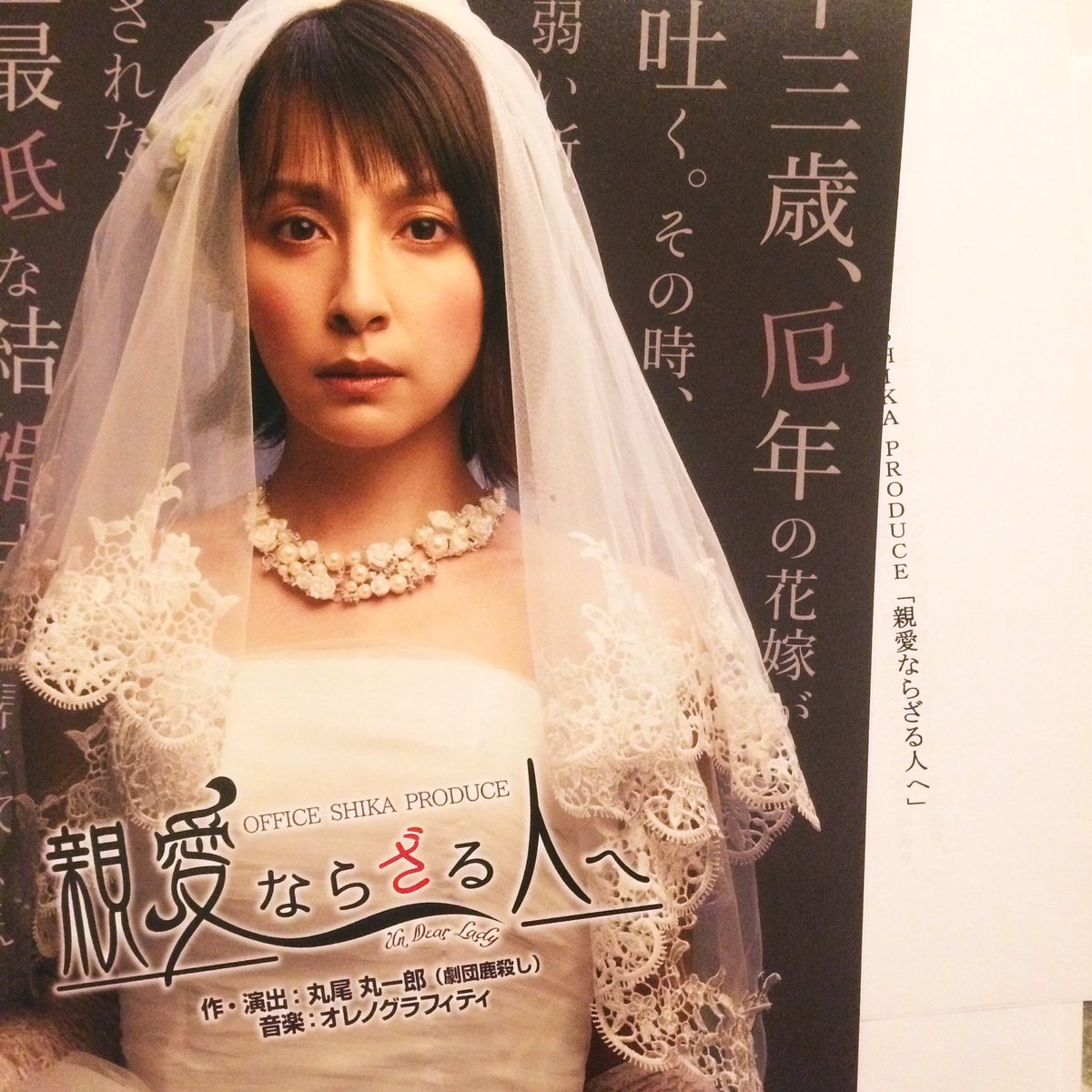 画像 奥菜恵 37 の現在ｗｗｗ主演舞台で33歳花嫁役 気になる芸能まとめ