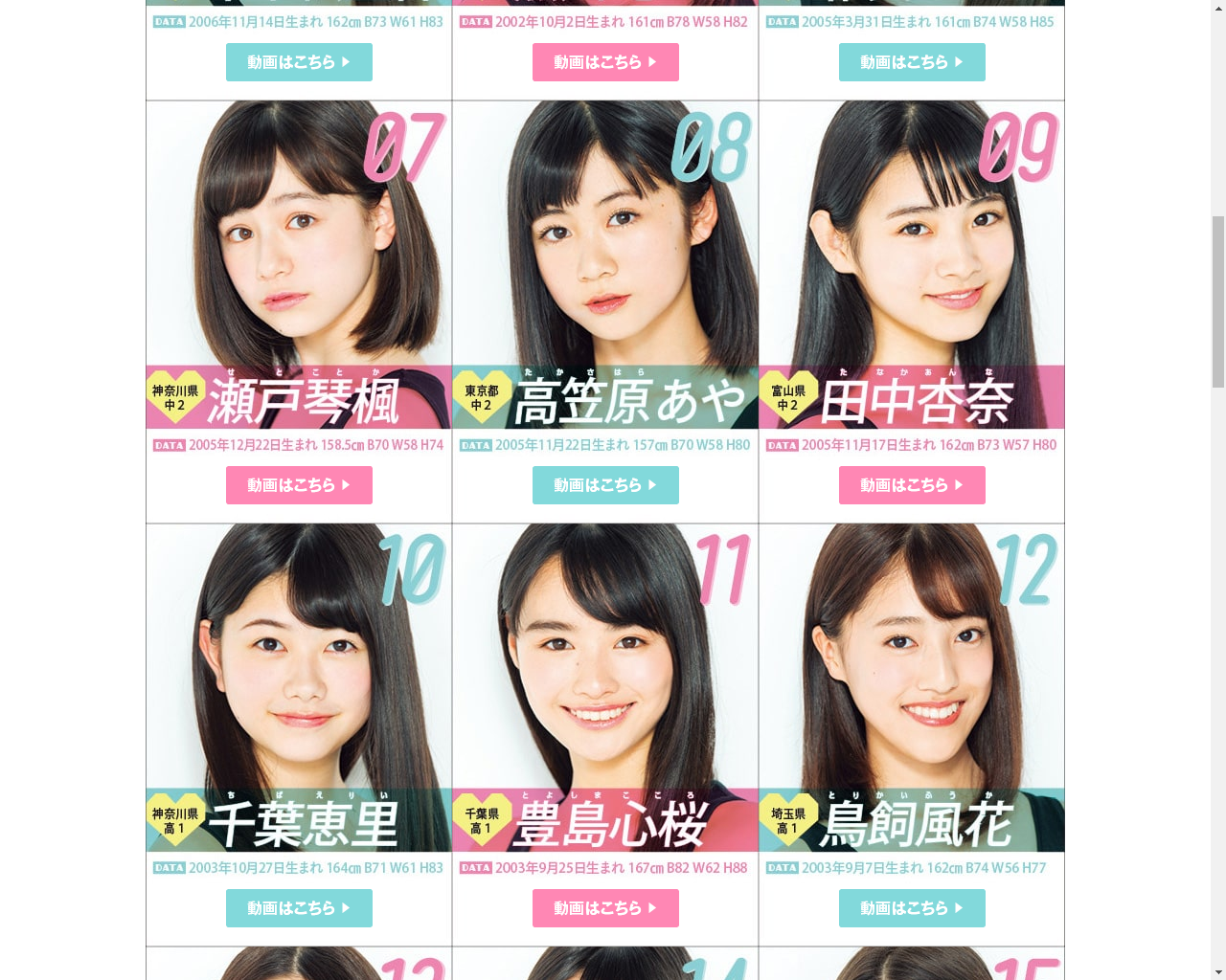 画像7枚 ミスセブンティーン19最終候補18人が発表 気になる芸能まとめ