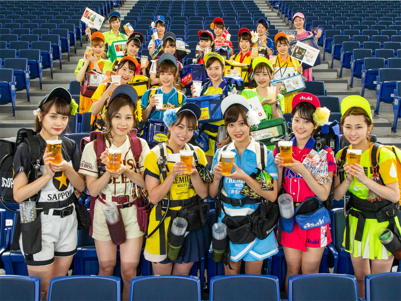 画像11枚 野球場ビールの売り子さん メッチャ可愛いのでビールが何杯でも飲めるぞ 気になる芸能まとめ