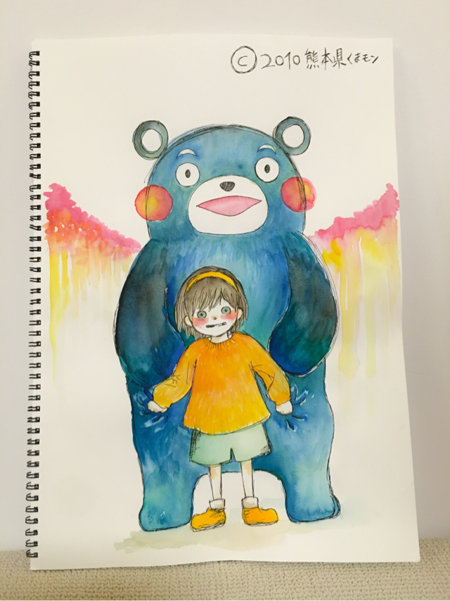 能年玲奈さんがくまモンを描いて応援 絵が病んでる 気になる芸能まとめ