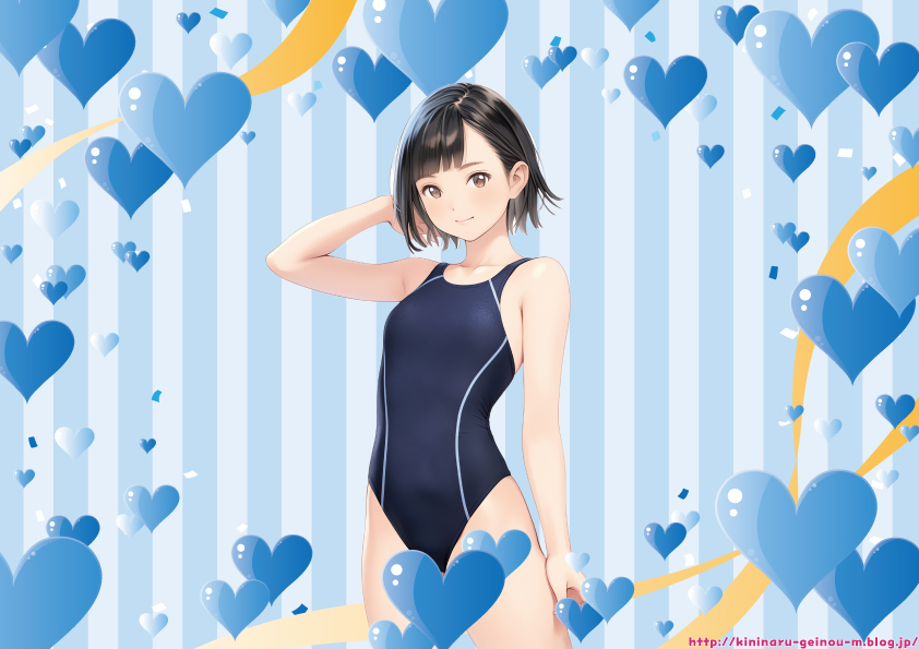 スク水女性