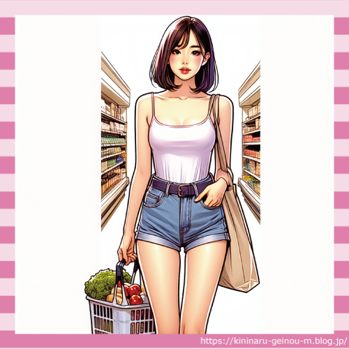 美女買い物
