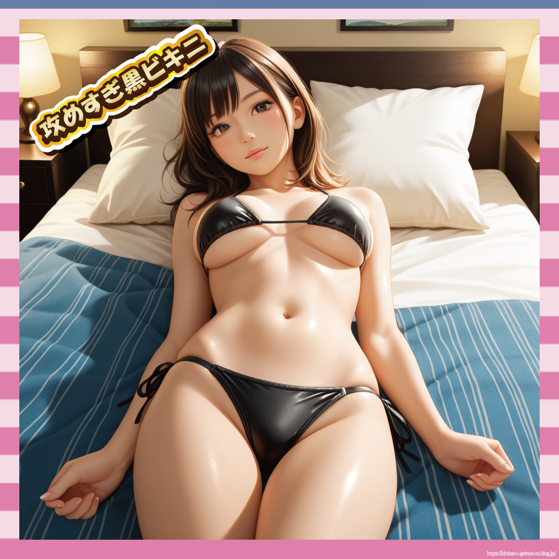 攻めすぎ黒ビキニ-イメージ