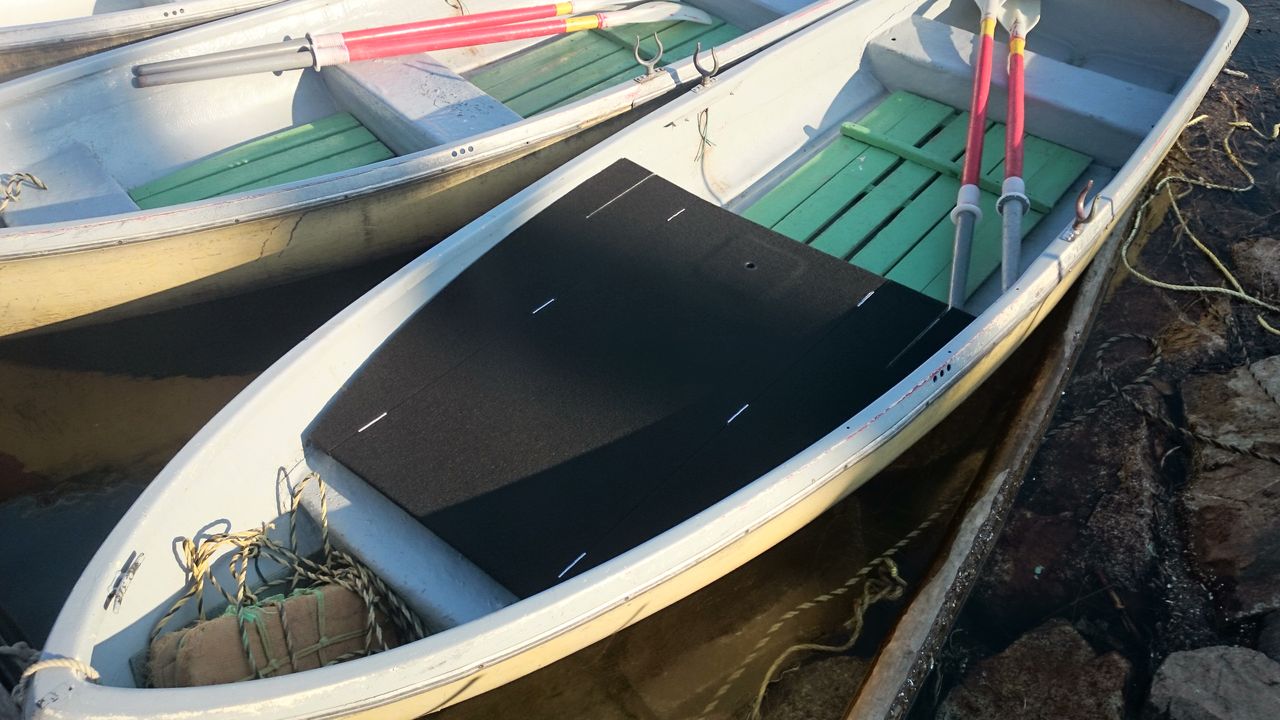 ヤマハ製12ftローボート用フロントデッキで出張! : クルーズラボ ヤマハ製12ftローボート用フロントデッキで出張! : クルーズラボ