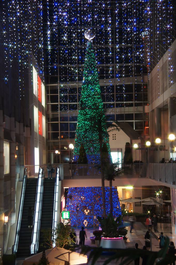 ハーバーランドのイルミネーション 船と花と風景と