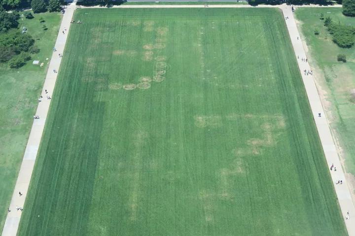 【速報】米首都に巨大な「8647」の数字が出現。暴力の煽動？トランプ殺害を予告数字として当局捜査へ