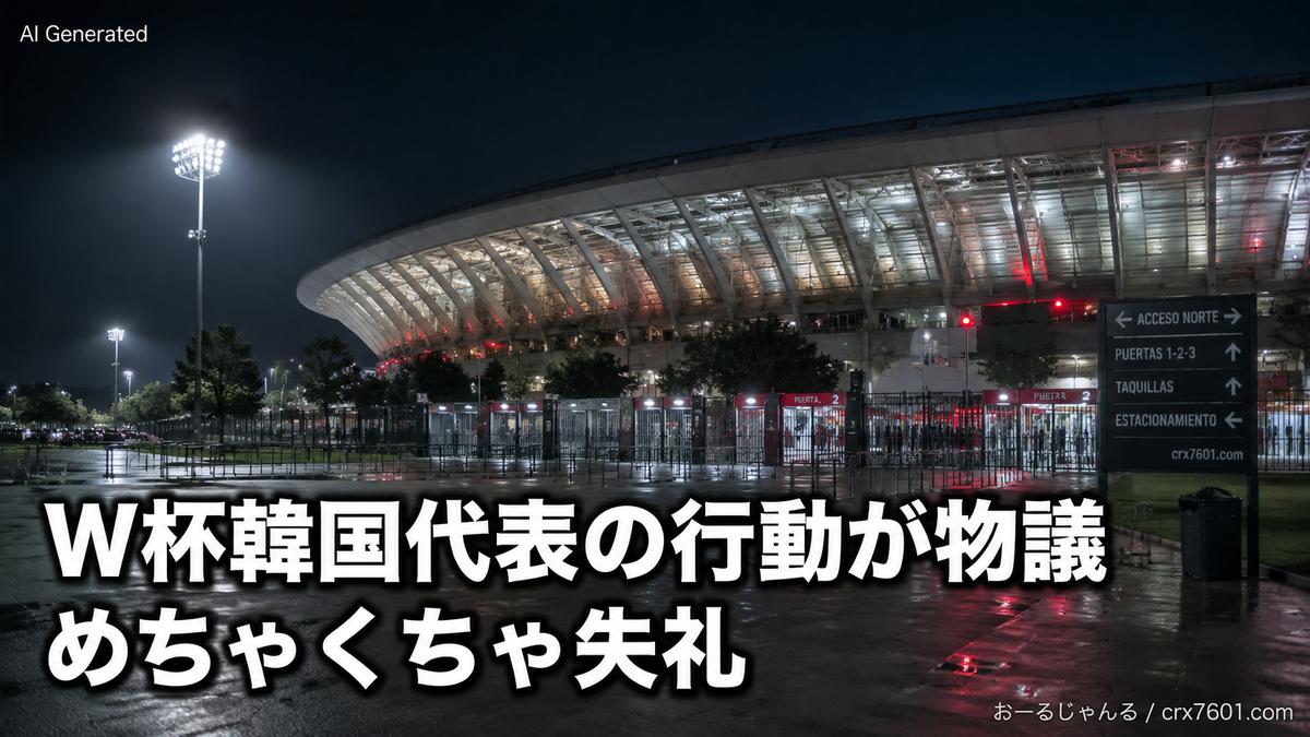 【W杯】韓国代表の行動が物議 相手監督もイライラで海外勢も怒り「めちゃくちゃ失礼」「スポーツマンシップのない振る舞いだ」