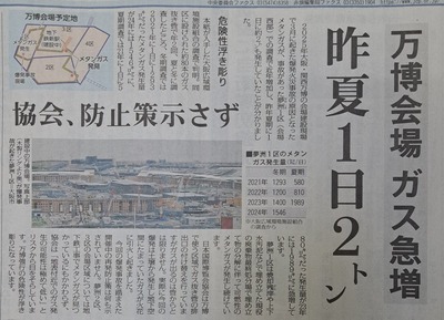 【大阪万博】メタン地雷ガチャ開催 来場者には濃度周知で当選確率開示wwwww 【大阪万博】メタン地雷ガチャ開催 来場者には濃度周知で当選確率開示wwwww