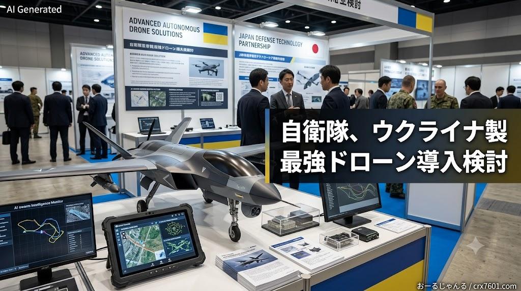 【速報】自衛隊、最強ドローン(ウクライナ製)の導入を検討 ウクライナを支持する楽天・三木谷会長が仲介役か