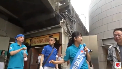 【動画あり】　日本保守党の候補者が「外国人参政権を与えろー」と言われ、選挙妨害される
