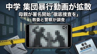【速報】 熊本中学生、残忍暴行動画に母親が告発「謝罪に来なかった者は徹底的に社会的制裁を与えます」→ネット「特定した」家族構成・自宅・家族...