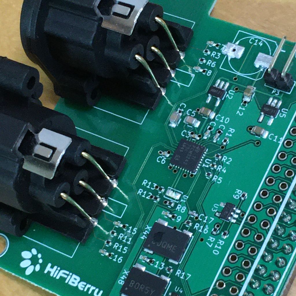 【ラズパイ用DAC】HifiBerry DAC+ PRO XLR HiFiBerry DAC2 Pro XLR | HiFiBerry