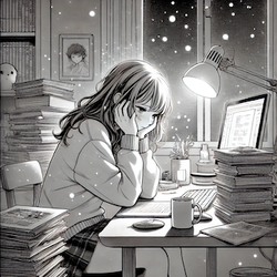  sitting alone at aのコピー