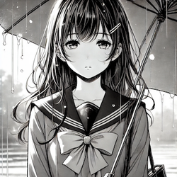  rain under an umbrella. Herのコピー