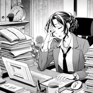 her desk, heのコピー