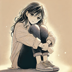with a thoughtful and slightのコピー