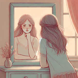 er reflection showing a のコピー